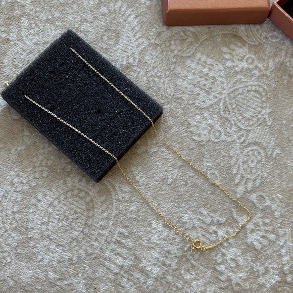 Brand New 14K Gold Plated 925 Sterling Silver Initial "N" & Alexandrite Necklace - Picture 9 of 16